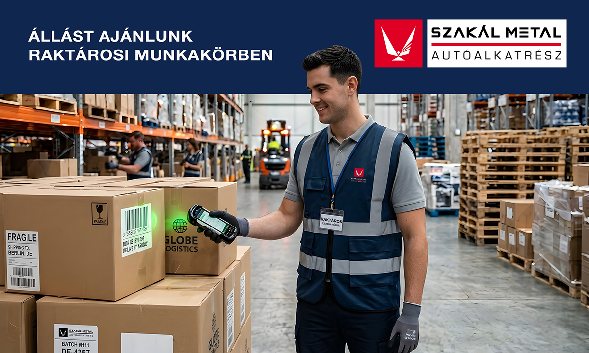 Állásajánlat Raktáros