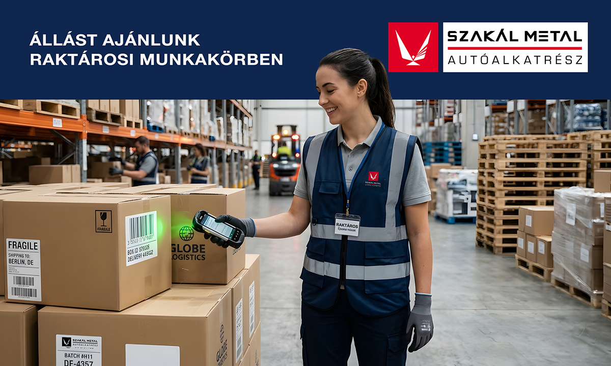 Állásajánlat Raktáros
