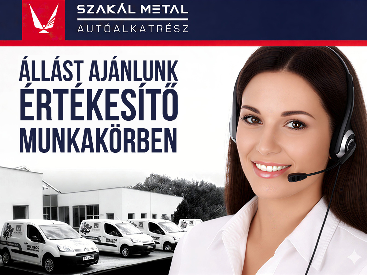 Állásajánlat-Értékesítő