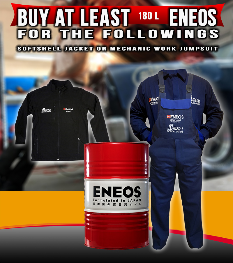 ENEOS Sales: gift jacket or Jumpsuit