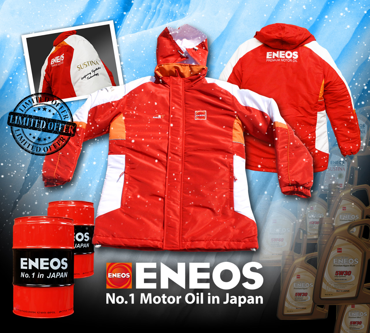 Promoție geaca de iarna ENEOS