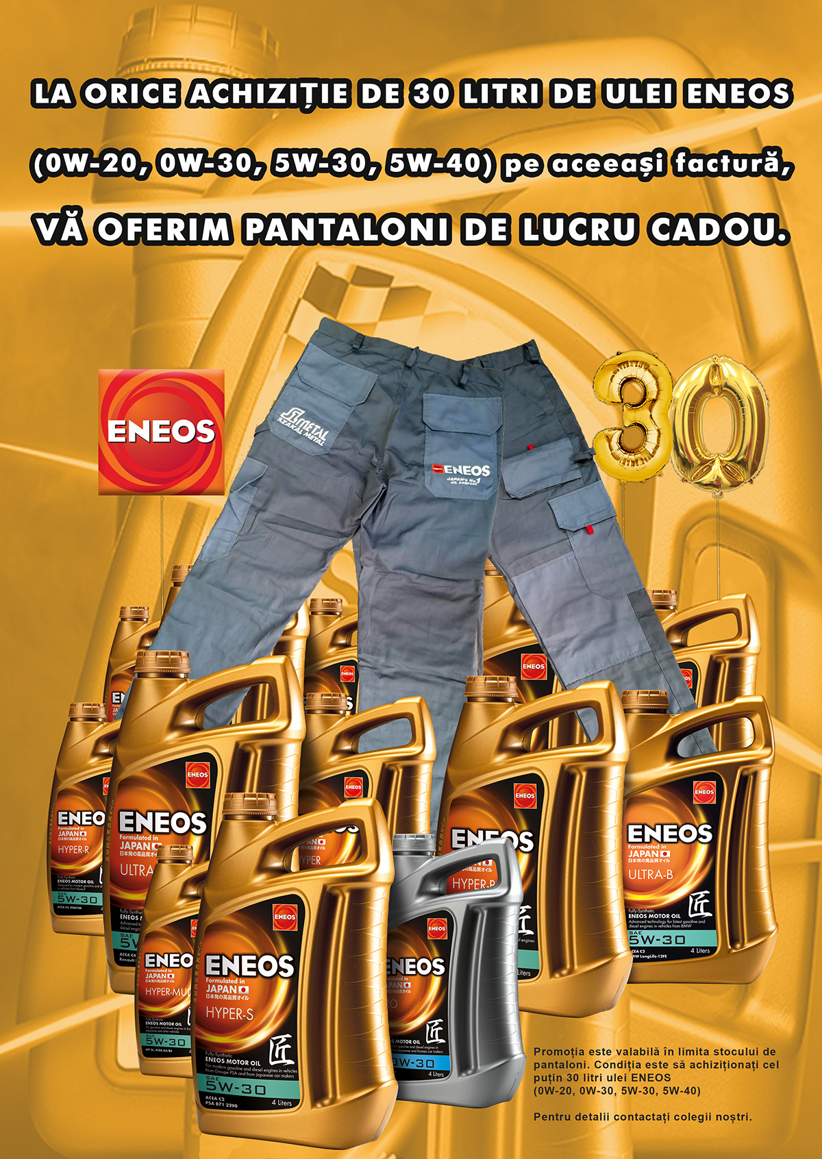 Promoția Pantalon ENEOS
