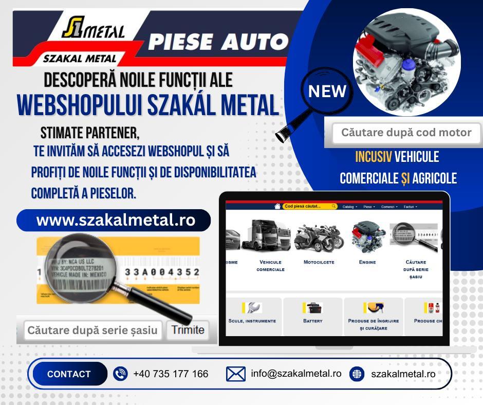 Descoperă noile funcții ale webshopului Szakál Metal