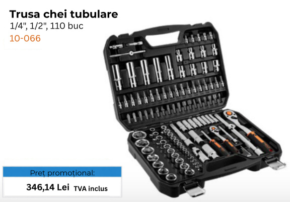 NEOTOOLS Trusa chei tubulare 10-066