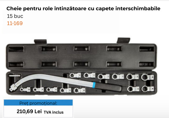 NEOTOOLS Cheie pentru role intinzatoare 11-169