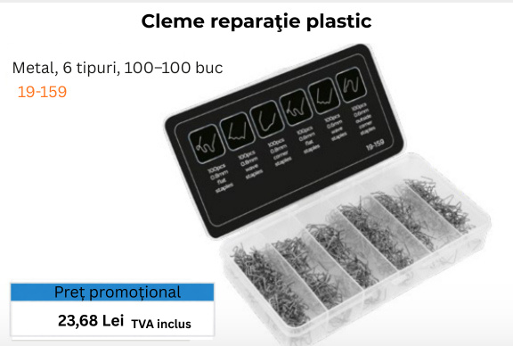 NEOTOOLS Clemă reparaţie plastic
