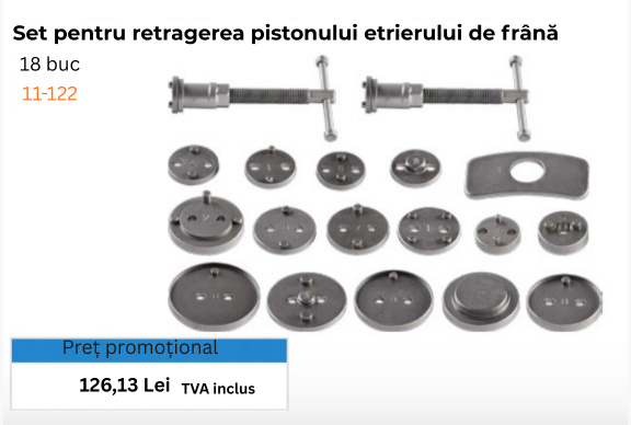 NEOTOOLS Set presa cilindru frana