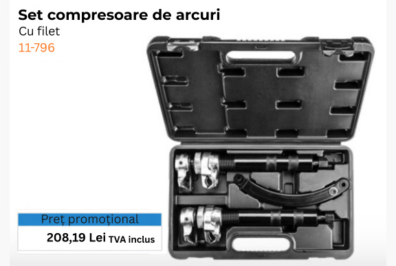 NEOTOOLS Trusă pentru comprimat arcuri 